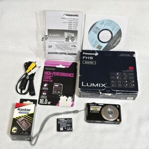 Panasonic‎ LUMIX DMC-FH5 Compact Digital camera Black Works BUT READ